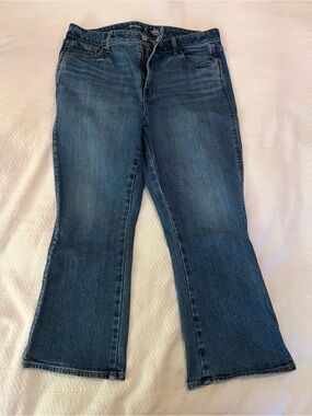 Old Navy vintage cropped flare 12P